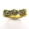 BARBARA ANTON, Colored Diamond Ring, c1970 Unique - Image 2