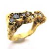 BARBARA ANTON, Colored Diamond Ring, c1970 Unique - Image 3