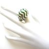 David Webb Enamel Gold Bombe Cocktail Ring - Image 5