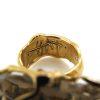 LUCIFER VIR HONESTUS A Massive Gold and Rutilated Quartz Ring - Image 3