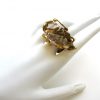 LUCIFER VIR HONESTUS A Massive Gold and Rutilated Quartz Ring - Image 4