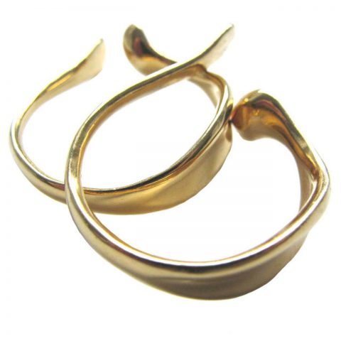 1970s Elsa Peretti for Tiffany and Co. Gold Earcuffs