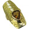 Ed Wiener Citrine Gold Ring - Image 3