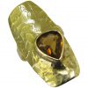 Ed Wiener Citrine Gold Ring