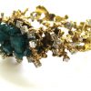 A Brutalist Emerald and Diamond Bracelet, c1970 - Image 2