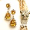 A Diamond, Colored Diamond and Pearl Torsade by Trio - Image 2