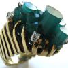 A Gold, Emerald and Diamond Ring, c1960 - Image 5
