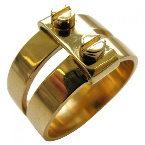 ALDO CIPULLO, A Gold Ring, circa 1970