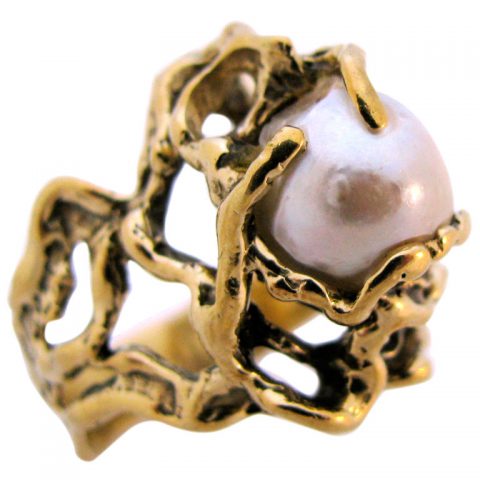 ARTHUR KING, Pearl ring,c 1960