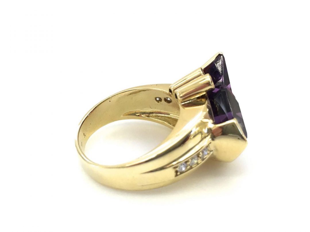 Bernd Munsteiner for H.Stern Amethyst and Diamond Ring - Image 3