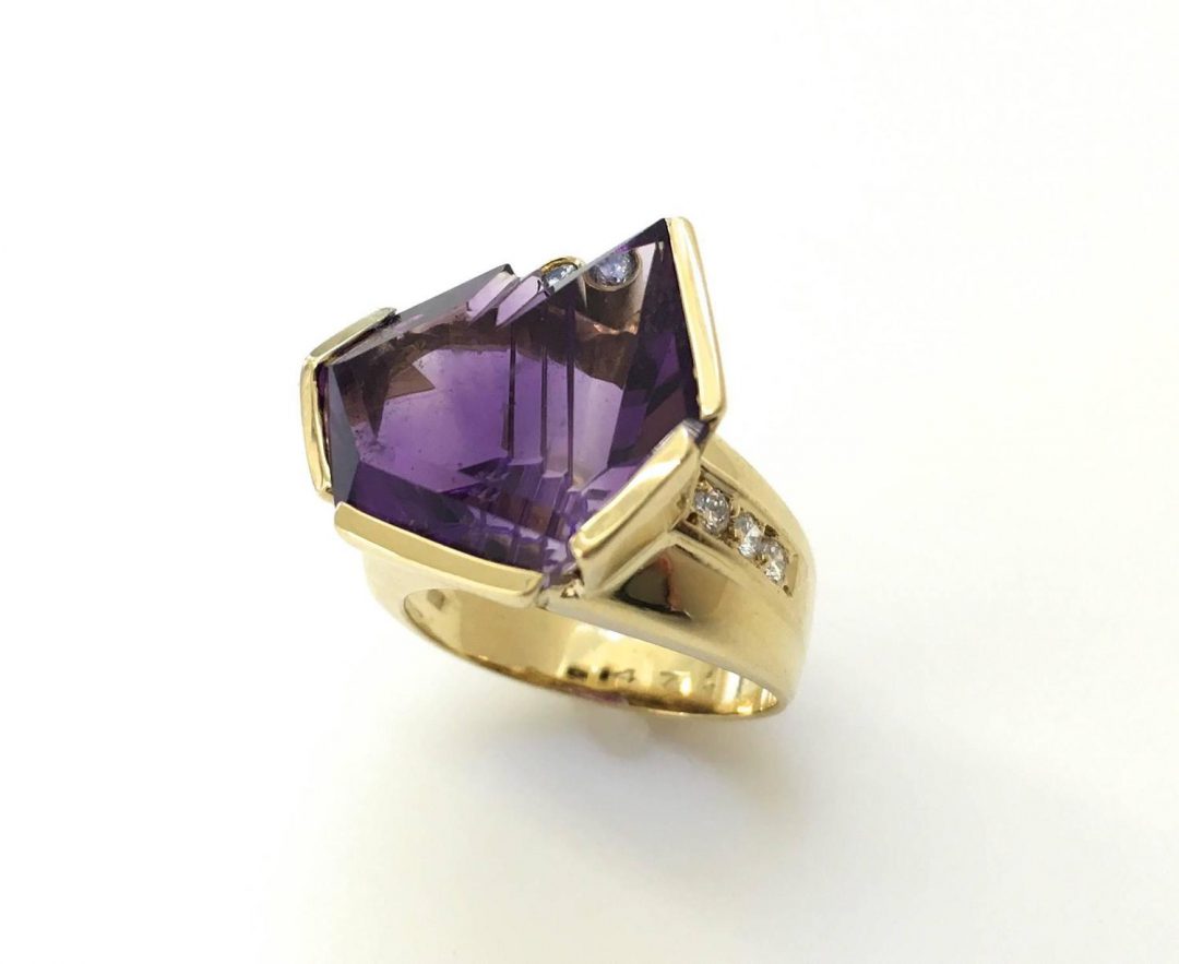 Bernd Munsteiner for H.Stern Amethyst and Diamond Ring - Image 6