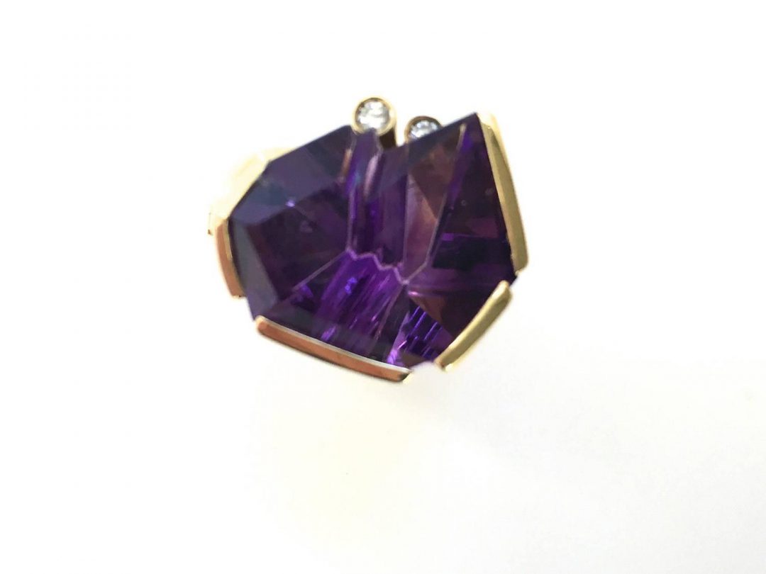Bernd Munsteiner for H.Stern Amethyst and Diamond Ring - Image 7