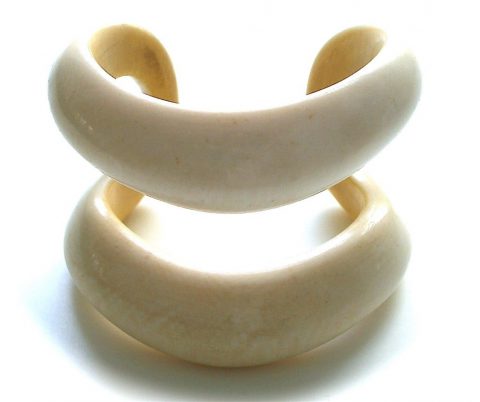 An Ivory Bracelet by Elsa Peretti,Collection of Naomi Sims,c1970