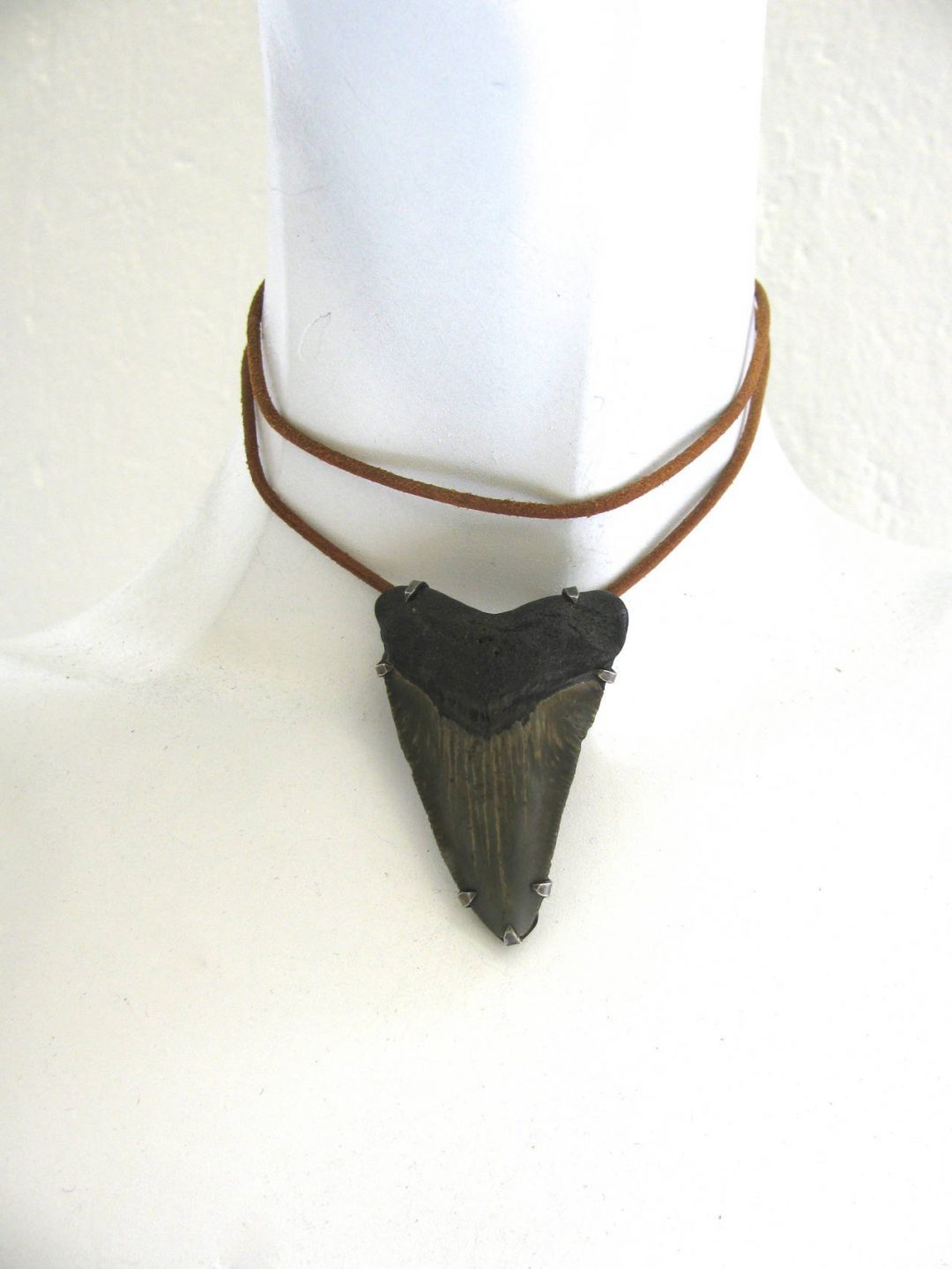 An Ancient Megalodon Sharks-tooth Pendant - Image 2
