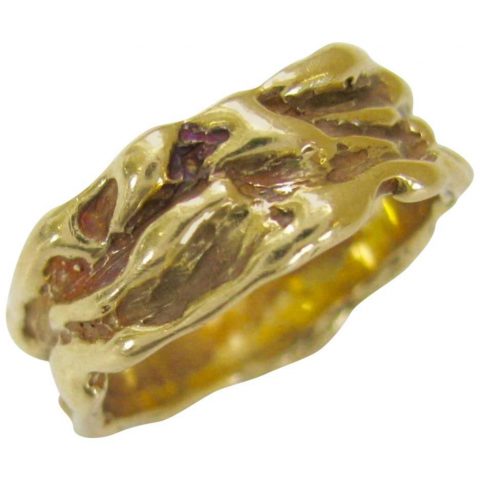 Arthur King Gold Band Ring Circa 1970