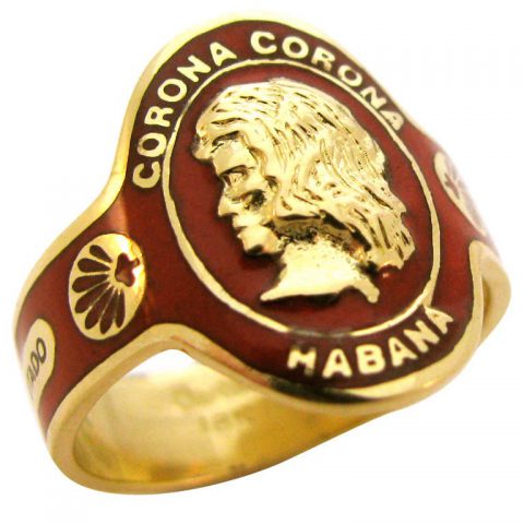 CARTIER, 18k Gold and Enamel Ring, c1970