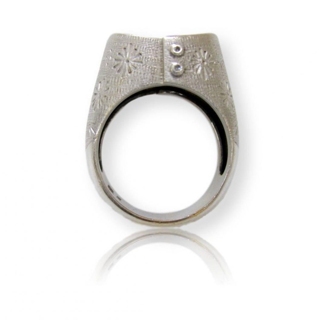Rene Kern Diamond Cluster Ring Circa 1970 - Image 2
