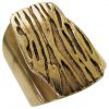 Ed Wiener Modernist Erotic Gold Ring for Oz Tin Man "Tiger" Haynes