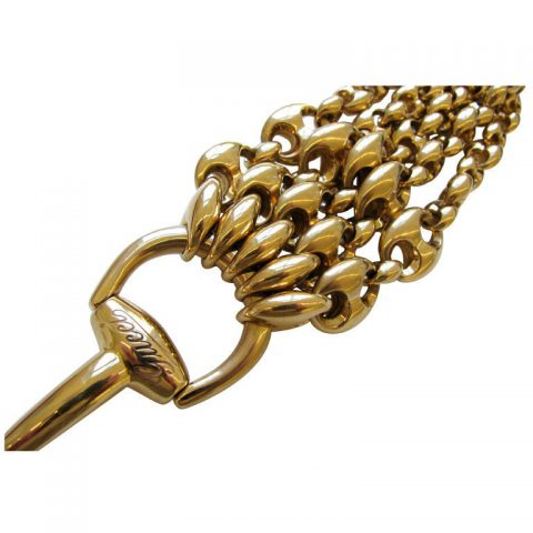 GUCCI, A Massive Gold Bit Bracelet