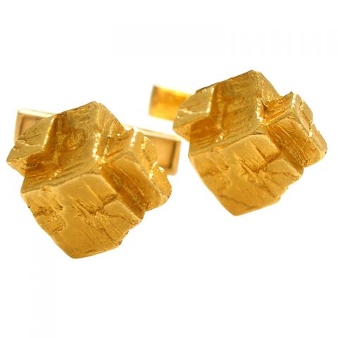 Gold Cuff Links by Kuchinsky 1963