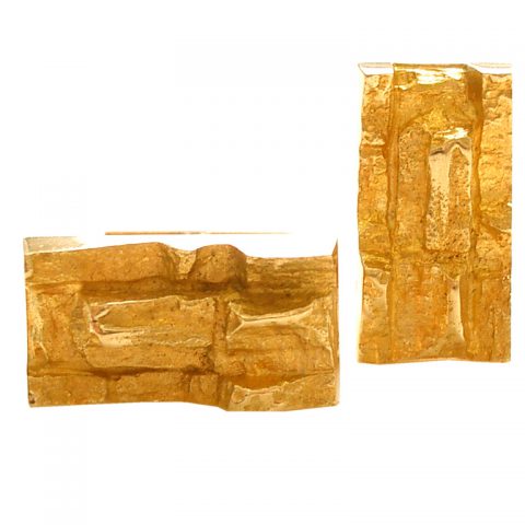 Gold Cufflinks by Bjorn Weckstrom for Lapponia 1970