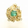 Gold, Emerald and Diamond Ring by Nathan Cabot - Image 3
