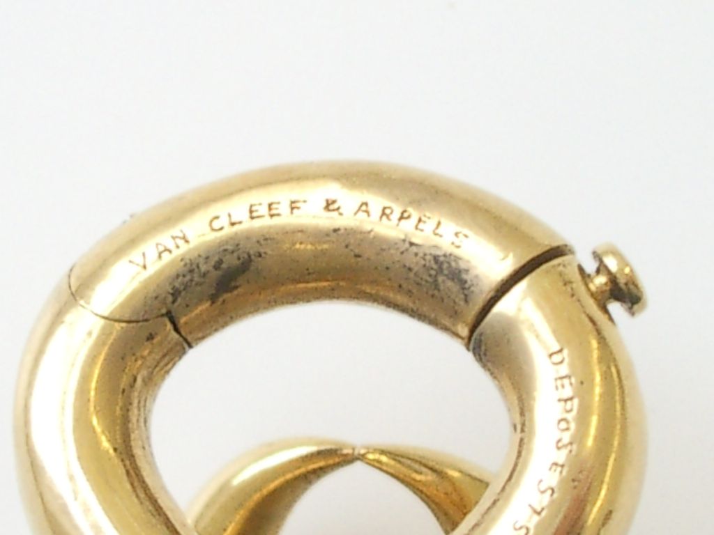 Gold Link Bracelet by Van Cleef and Arpels,France, circa 1960 ...