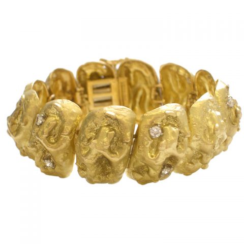 Gold and Diamond Bracelet by David Webb