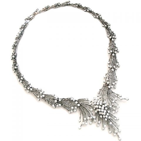 Gold and Diamond Necklace c 1960