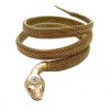 Gold and Diamond Snake Bracelet - Image 3