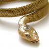 Gold and Diamond Snake Bracelet - Image 4