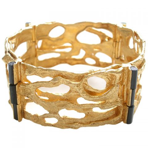 Gold and Tourmaline Bracelet, Bjorn Weckstrom for Lapponia, 1971