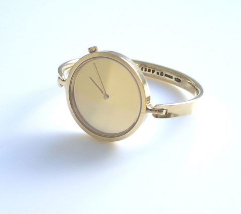 Gold watch by Torun for Georg Jensen