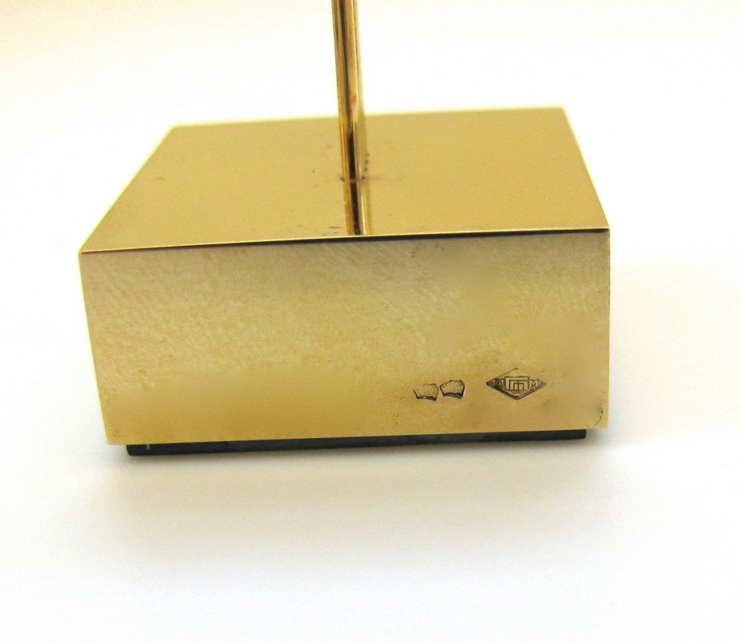 Yaakov Agam Gold Kinetic Star of David Sculpture - Image 6