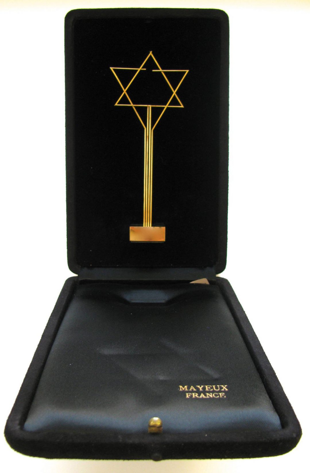 Yaakov Agam Gold Kinetic Star of David Sculpture - Image 8