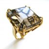 A Gold and Smokey Quartz Retro Ring c1945 - Image 7