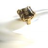 A Gold and Smokey Quartz Retro Ring c1945 - Image 4