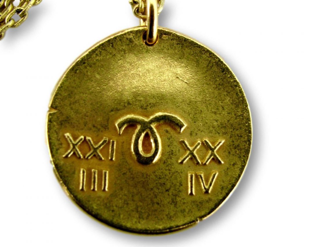 Van Cleef & Arpels Gold Zodiac Aries Necklace French Circa 1970 - Image 6