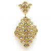 H. STERN 1970's White and Yellow Gold Pendant and Ear Clips - Image 8