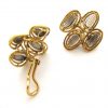 H. STERN 1970's White and Yellow Gold Pendant and Ear Clips - Image 9