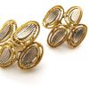 H. STERN 1970's White and Yellow Gold Pendant and Ear Clips - Image 2