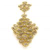 H. STERN 1970's White and Yellow Gold Pendant and Ear Clips - Image 5
