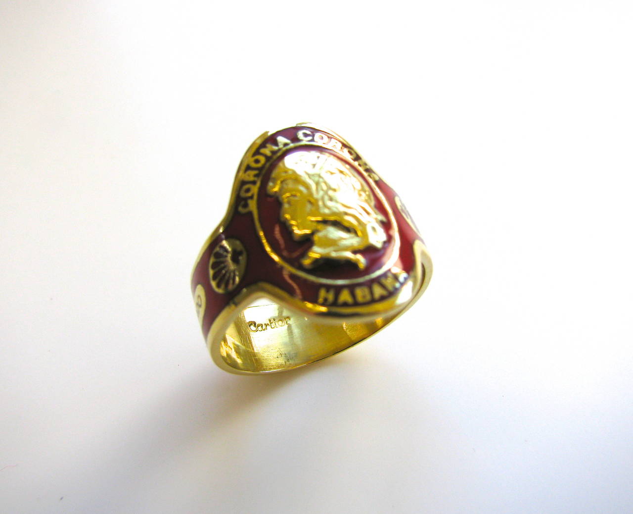 Cartier Enamel Gold Cigar Band Ring Kimberly Klosterman Jewelry