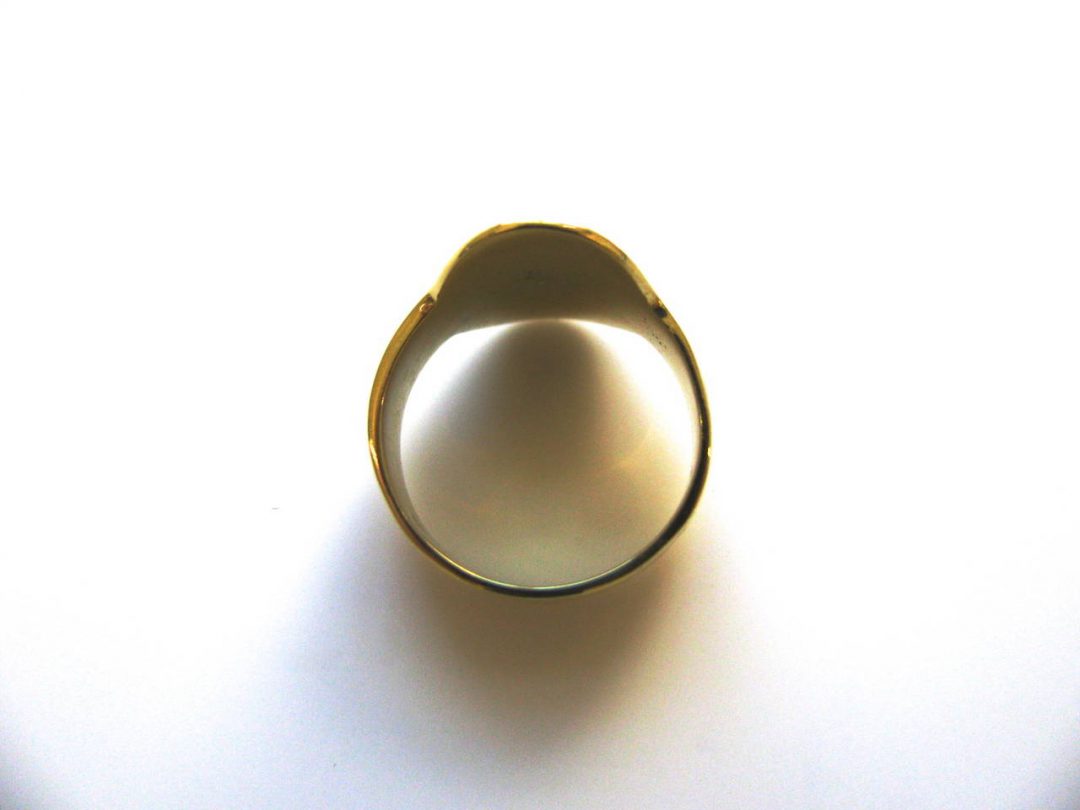 Cartier Enamel Gold Cigar Band Ring - Image 5