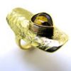 Ed Wiener Citrine Gold Ring - Image 6
