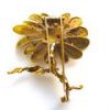 Chaumet Gold Sunflower Brooch - Image 5