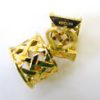 Verdura Gold "Crisscross" Ear Clips - Image 2