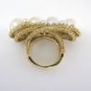 Pearl and Gold Ring circa 1960 - Image 2