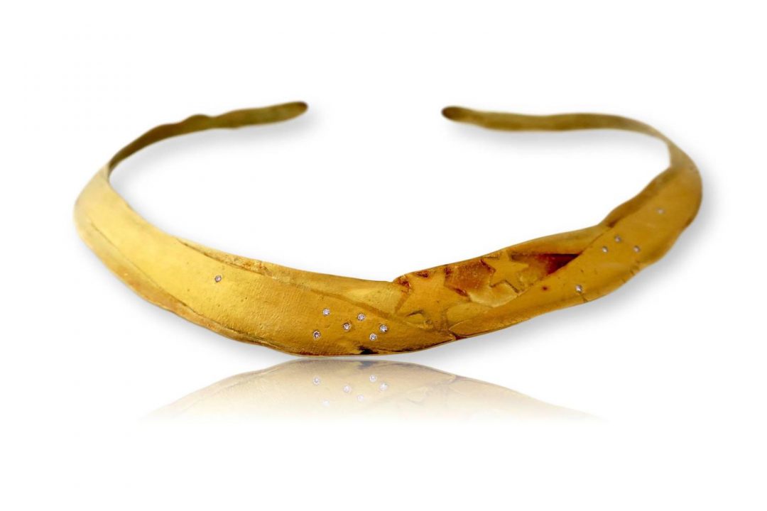 Betsy Fuller Stardust Collection Multigold Vintage Choker Necklace - Image 2