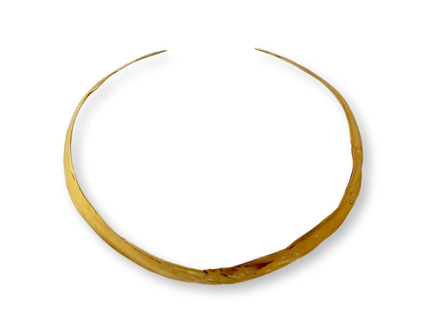 Betsy Fuller Stardust Collection Multigold Vintage Choker Necklace - Image 3